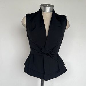 Rick Owens black tailored top size XS  4 US  38 IT